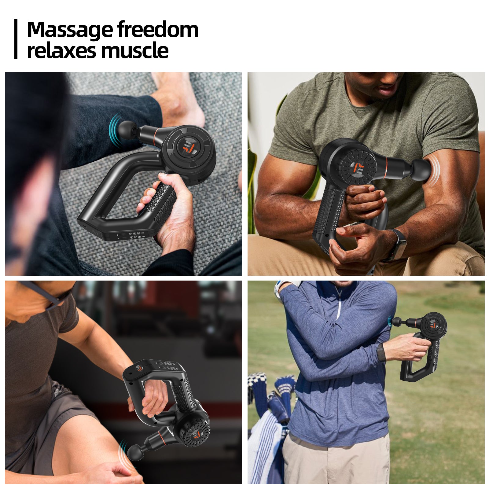 Megun can deeply relieve the body's soreness through deep and powerful muscle massage after exercise